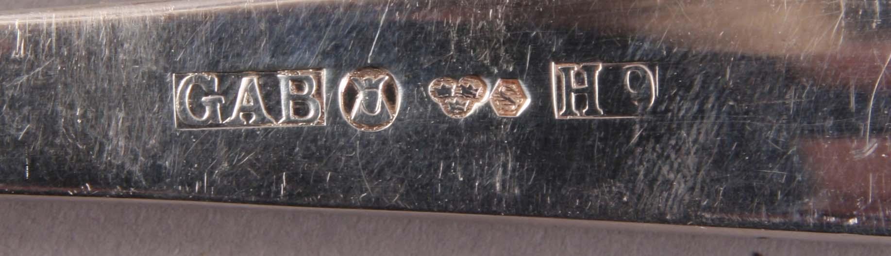 BESTICKUPPSÄTTNING, 51 delar, silver, "Ambassad", Sven Arne Gillgren, GAB.