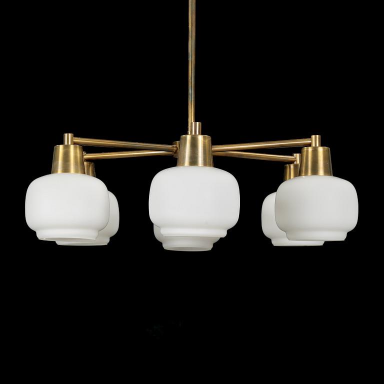 TAKLAMPA, troligen Arnulf Bjørshol, modell 8485, Høvik Verk, 1950/60-tal.