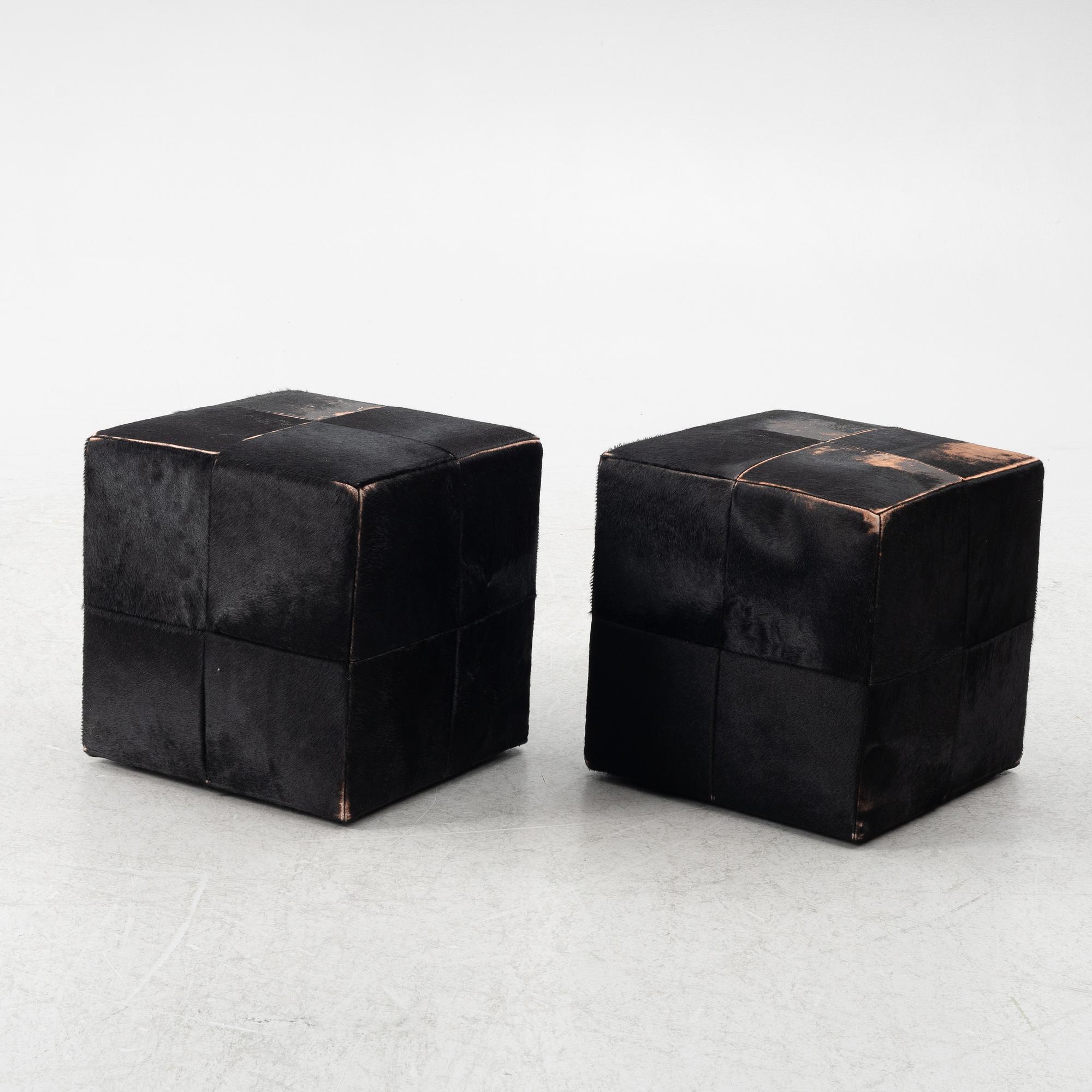 Minotti, sittpuffar, ett par, "Villon".