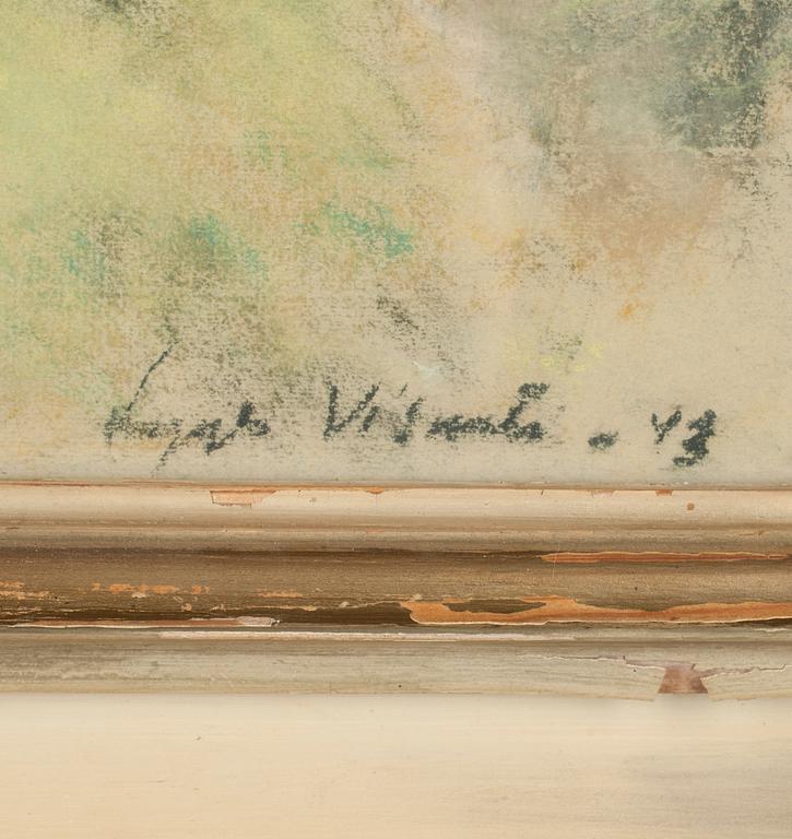 LYYLI VISANTI, pastell på papper, signerad och daterad -43.