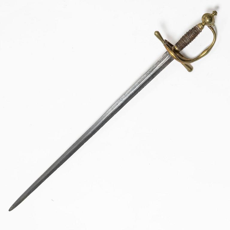 Värja, för officer, 1700-tal.