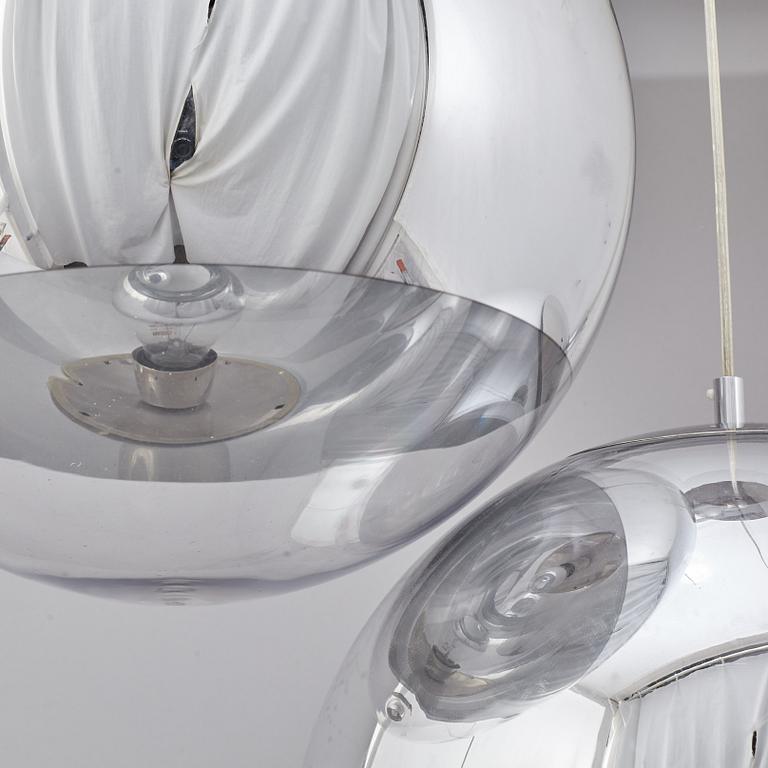 TOM DIXON, three 'Mirror Ball Chrome' pendant lights from Tom Dixon.