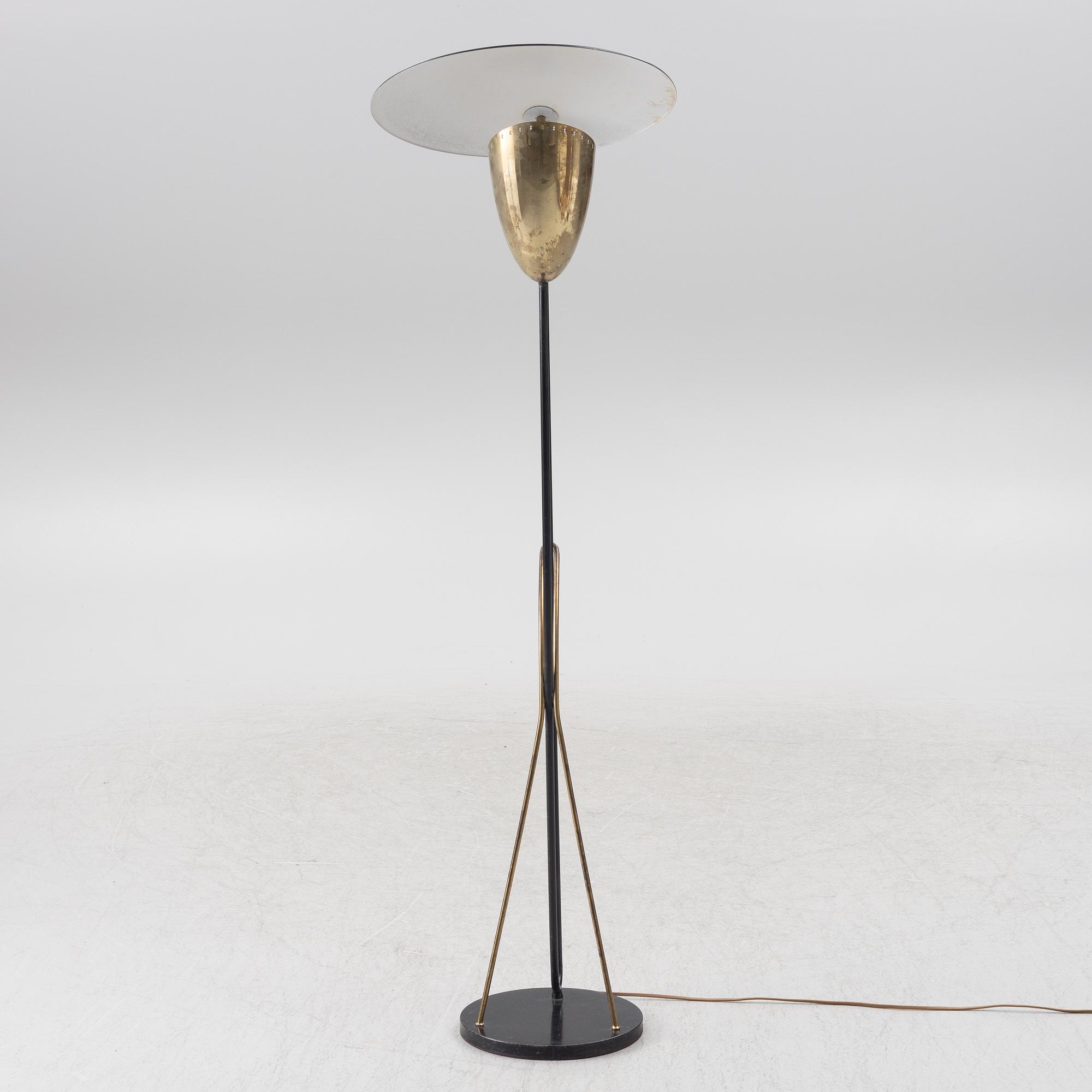 Boréns, a floor lamp model 7288, Borås, 1950s.