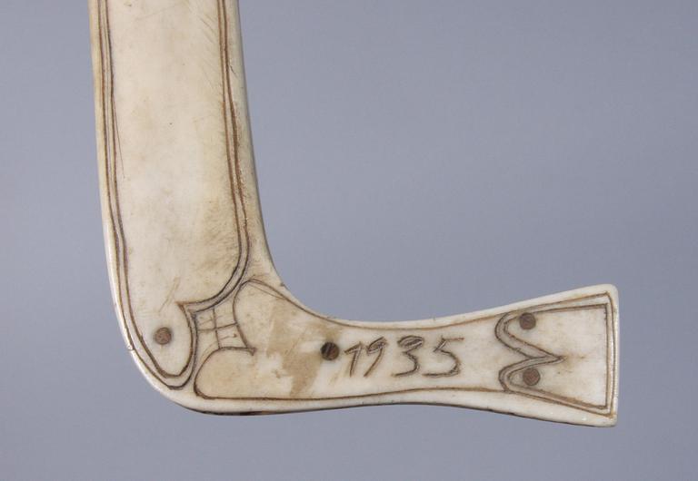 KNIV, ben, trä samt tenn, 1900-tal.