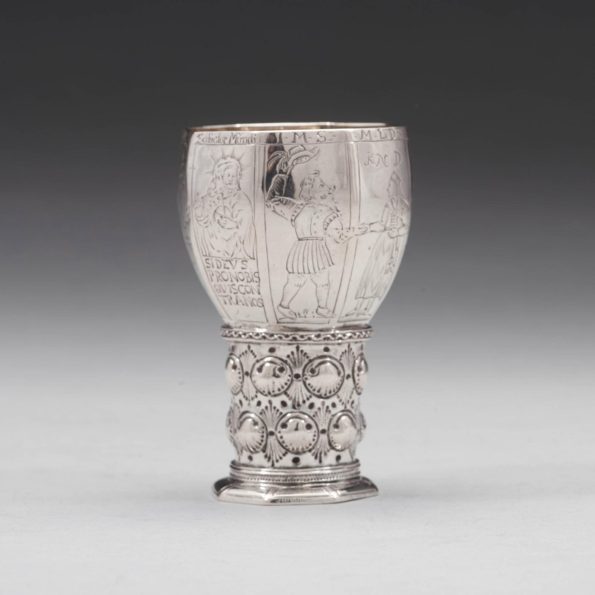 Oluf Jörgensen, remmare, silver, (verksam i Bergen 1650-1700).
