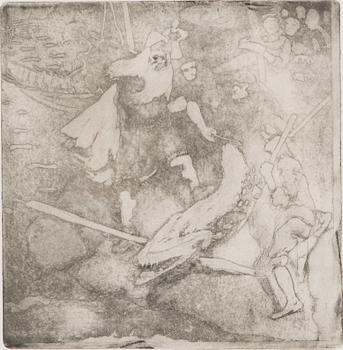 Akseli Gallen-Kallela, "Den stora gäddan".