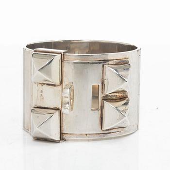 Hermès, armband, "Collier de chien", Sterling silver, PM.