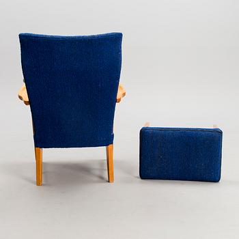 CARL GUSTAF HIORT AF ORNÄS, AN ARMCHAIR "Prince" Puunveisto Oy-Wood work Ltd, Finland, designed in 1948.