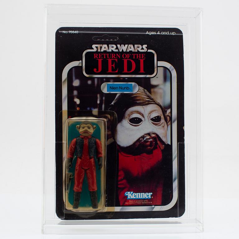 STAR WARS, General Madine, See-Threepio (C-3PO) & Nien Nunb, ROTJ, Kenner 1983.