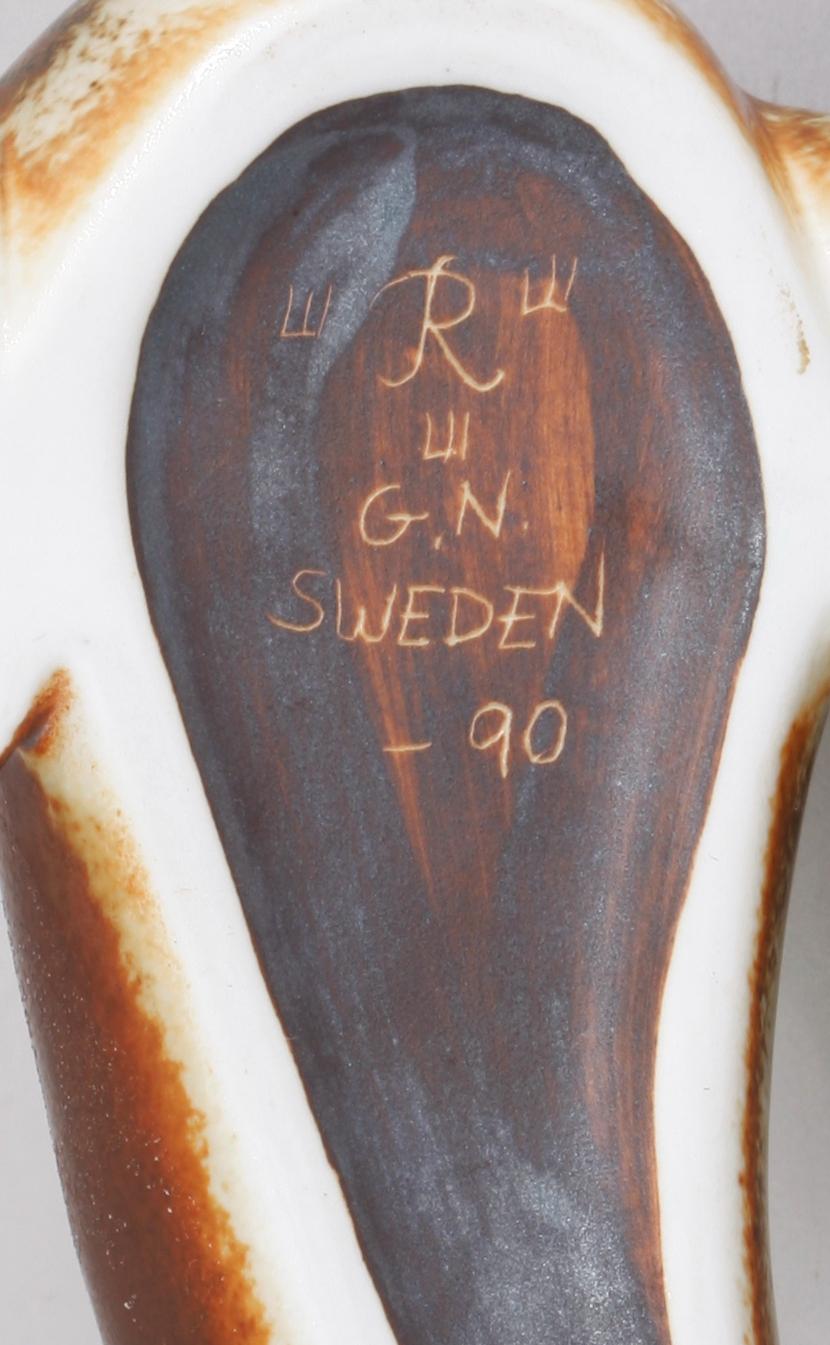 FIGURIN, stengods. Gunnar Nylund, Rörstrand.