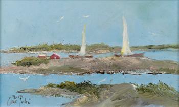 OLLI JOKI, olja på duk, signerad och daterad 2014.