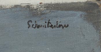 Bertram Schmiterlöw, oil on canvas, signed.
