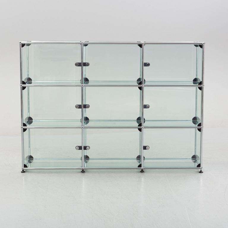 A 'USM Haller' module system by Haller & Schärer, second half of the 20th Century.