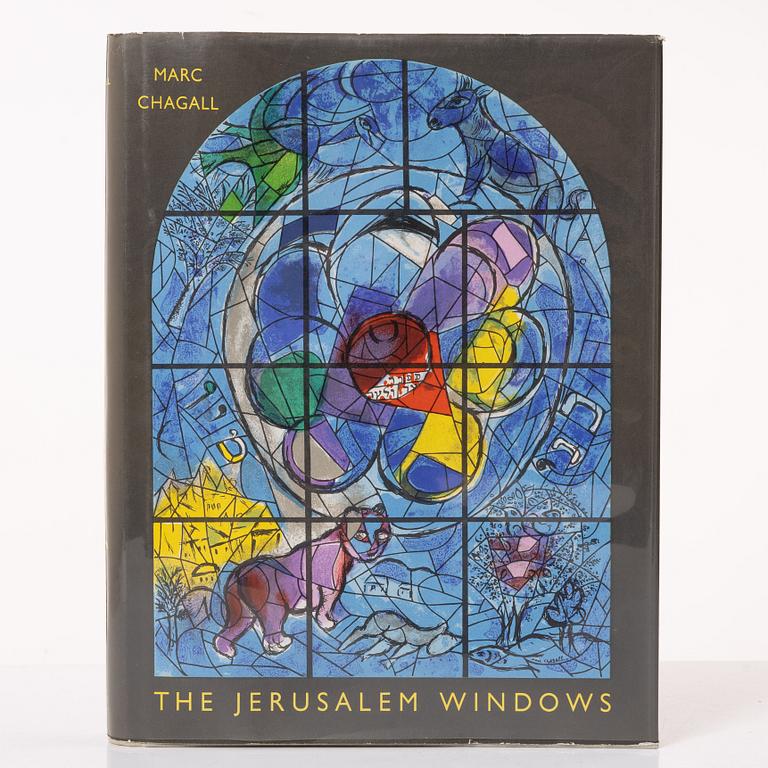Marc Chagall, Book "The Jerusalem Windows", André Sauret, Monte Carlo, 1962.