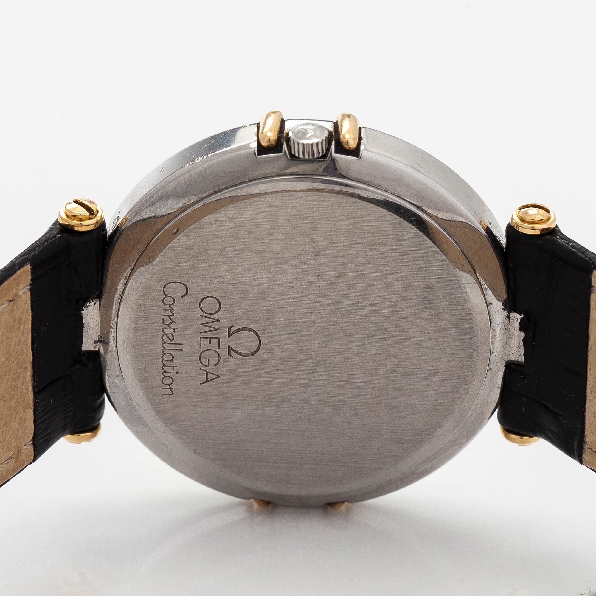 Omega, Constellation, "Uggla", armbandsur, 33 mm.