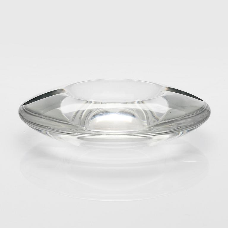 Aimo Okkolin, an ashtray, "Flying saucer" signed Riihimäen Lasi Oy A. Okkolin.