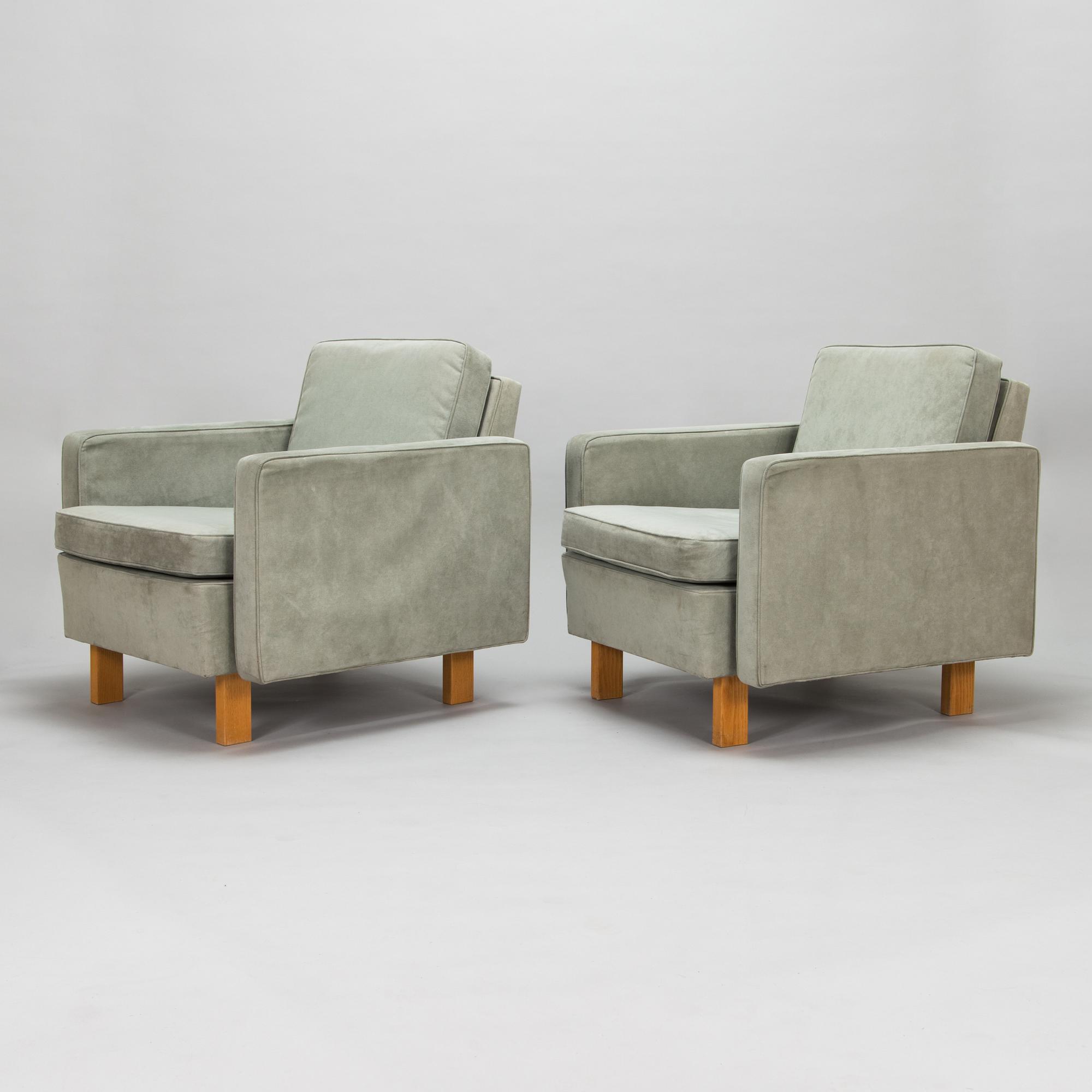 Alvar Aalto, fåtöljer,ett par, modell RB 511 Artek 1960-tal.