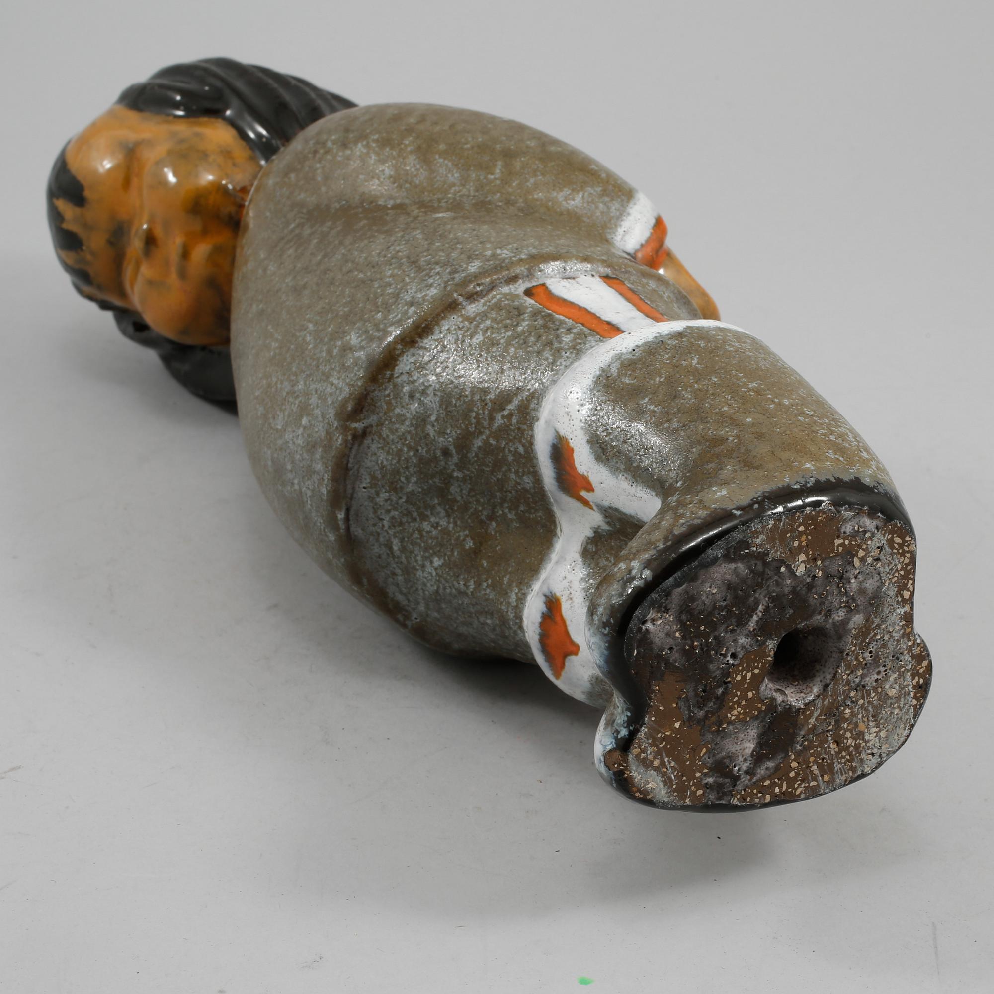 FIGUR, keramik, "Eskimå", Vicke Lindstrand, Upsala-Ekeby.