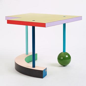 Peter Shire, a "Hollywood" occasional table, Memphis, Italy, post 1983.