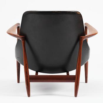 Ib Kofod-Larsen, a rosewood "Elizabeth" easy chair, cabinetmakers Christensen & Larsen, Denmark, 1950s-60s.