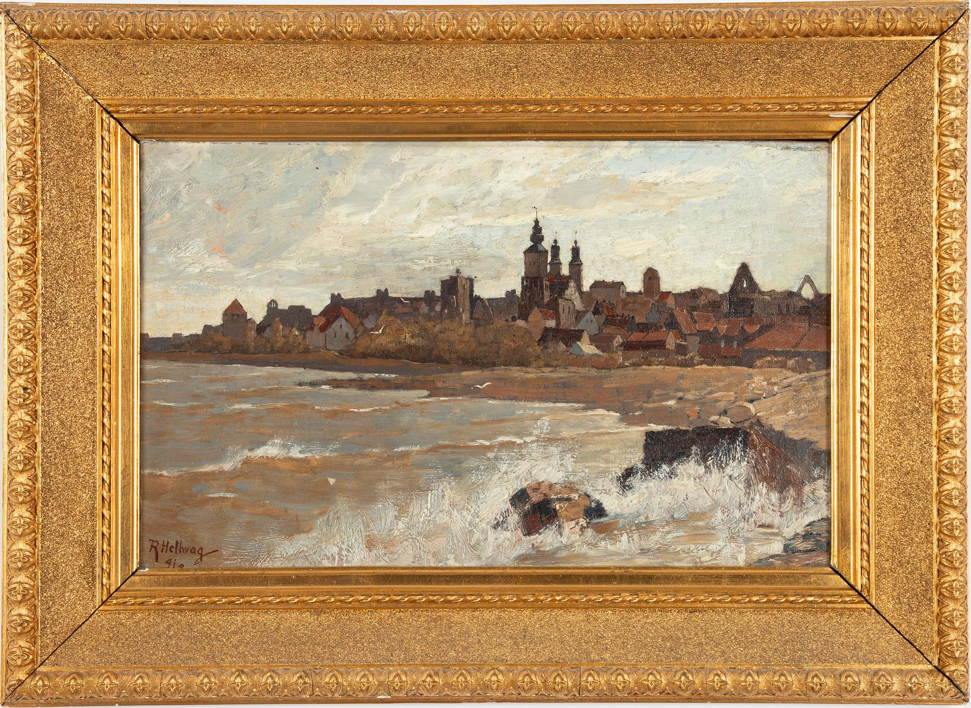 Rudolf Hellwag, Visby.