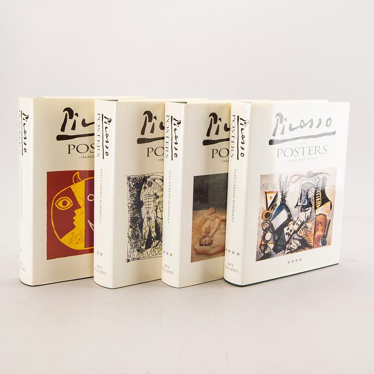 Books, 4 vol, "Picasso in his Posters", Luis Carols Rodrigos Arte Ediciones, Barcelona, ​​1992.