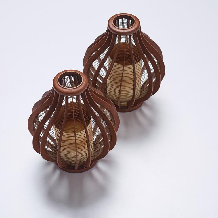 Erik Glemme, a pair of wall lamps, Sweden 1940-50's.