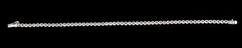 ARMBAND, 18 k vitguld, briljantslipade diamanter tot ca 2.00 ct.