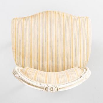 Stolar, ett par, Stockholmsarbeten, sent 1700-tal, Gustavianska.