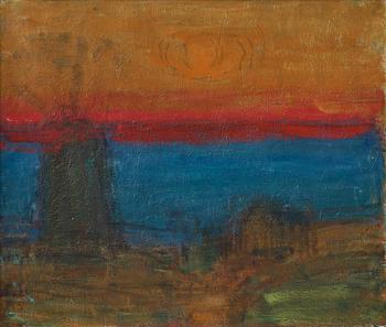 777. Carl Kylberg, "Flaming sky" (Flammande himmel).