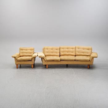 A sofa and easy chair by Johannes Andersen, 'Drott', Trensum. 1960-70s.