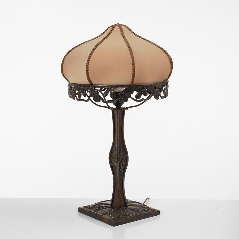 Bordslampa, jugend, tidigt 1900-tal.