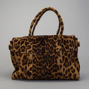 A Mulberry 'Bayswater' leopard imitation calf leather hand bag.