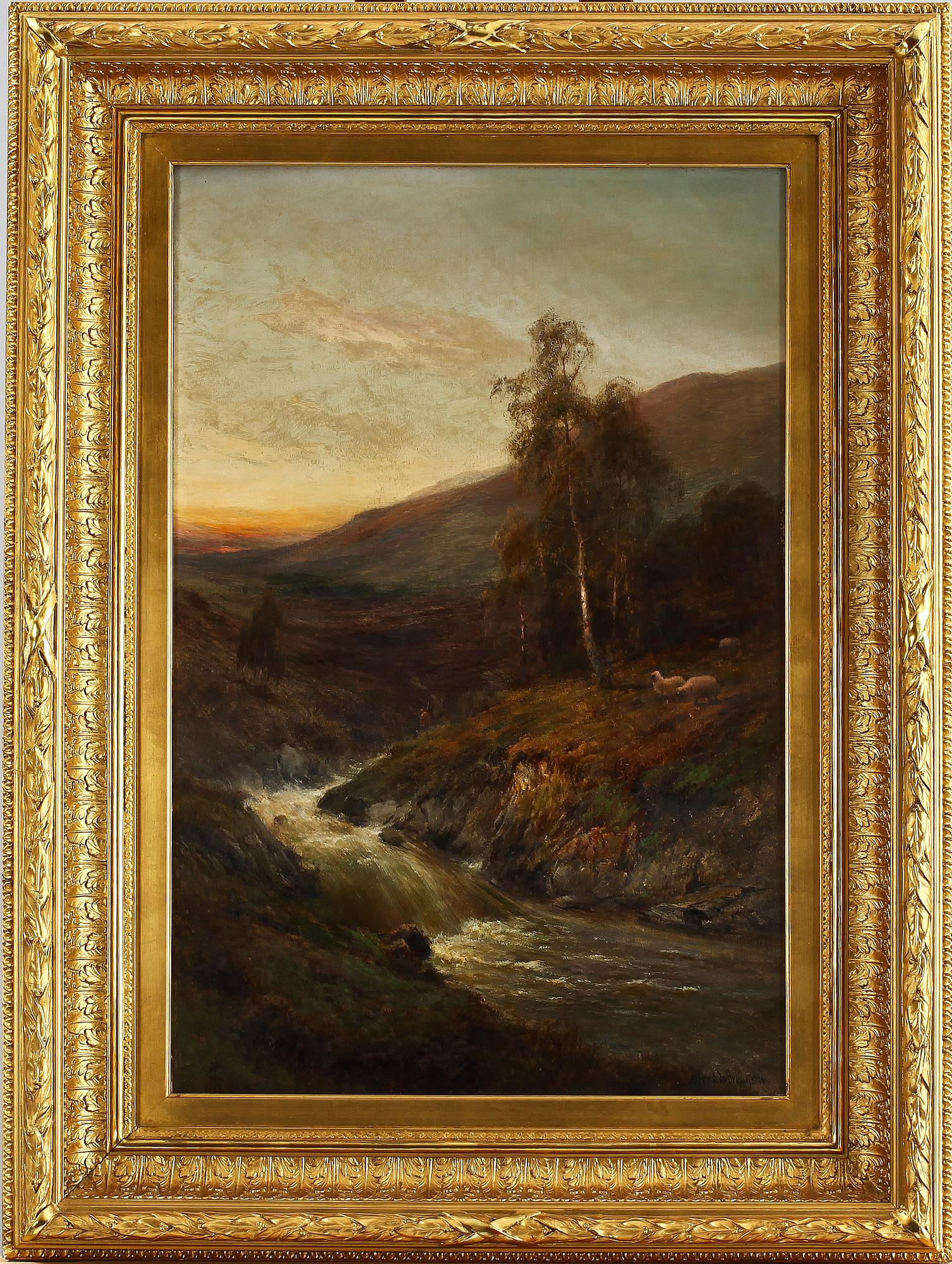 ALFRED DE BREANSKI, olja på duk, sign.