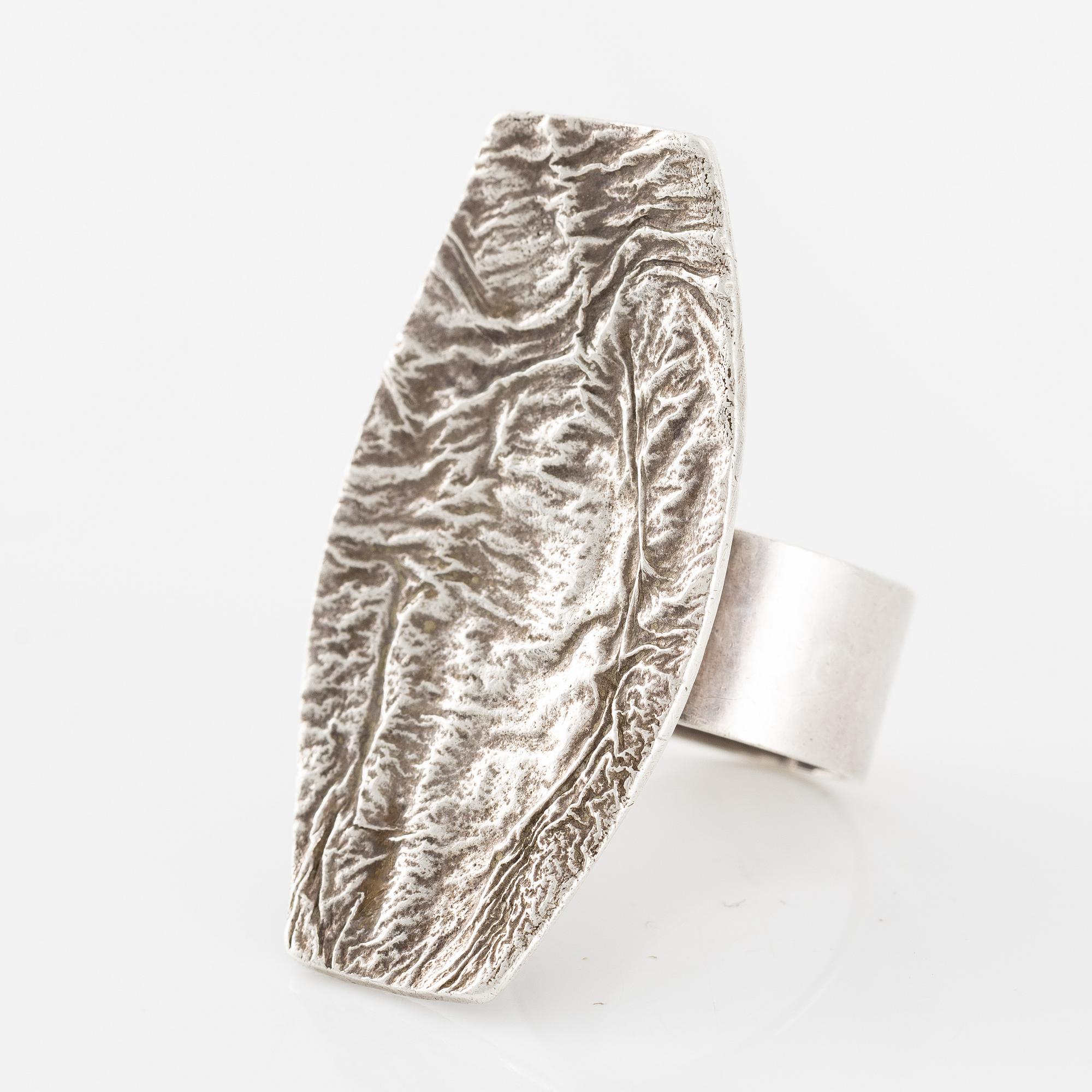 Ring, Waldemar Jonsson, silver.