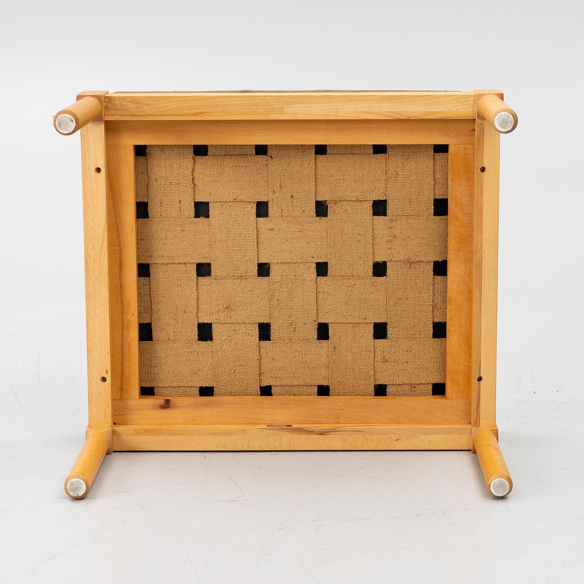 Børge Mogensen, Stool, “Tremme”, Fritz Hansen, Denmark.