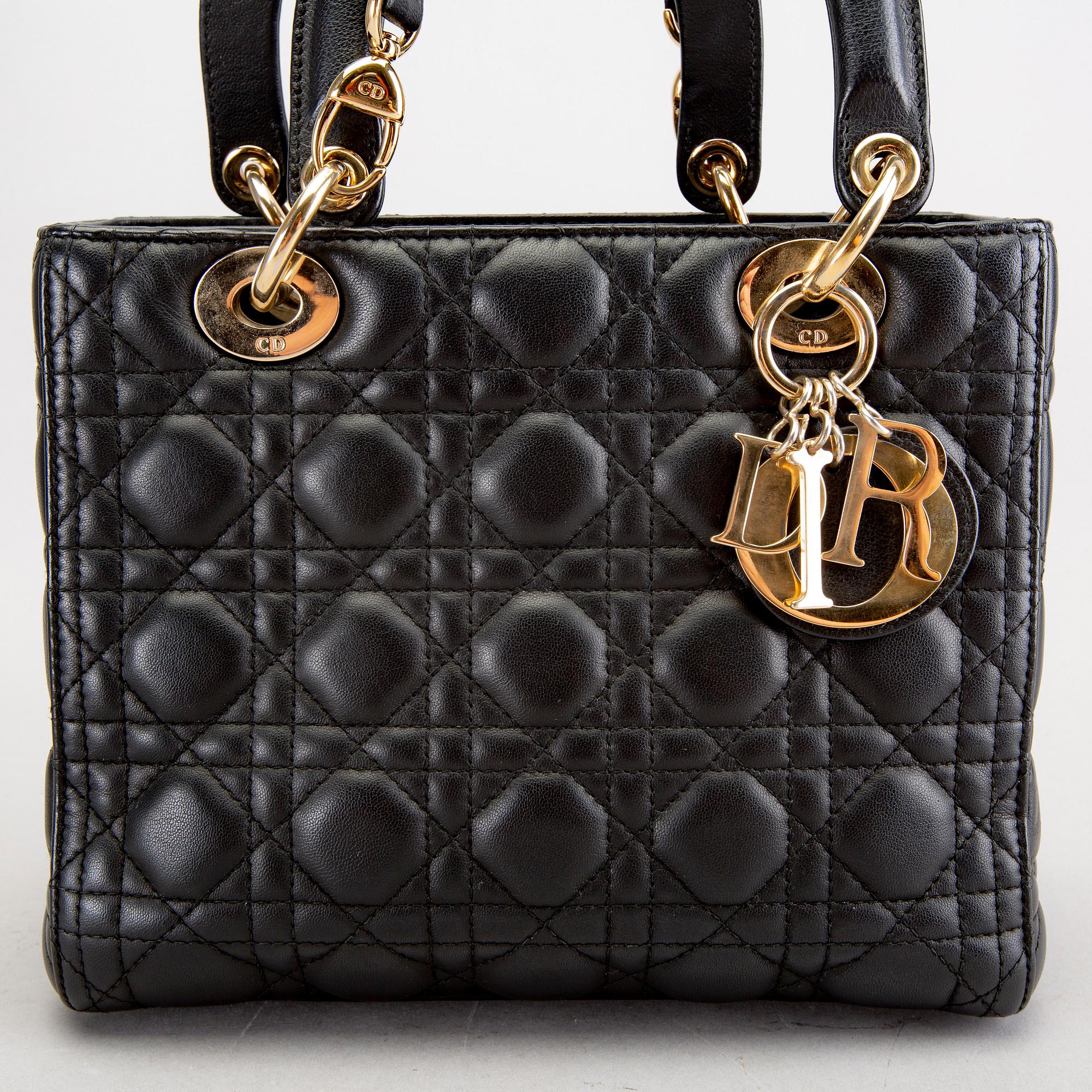 Christian Dior, "Lady Dior medium", bag.