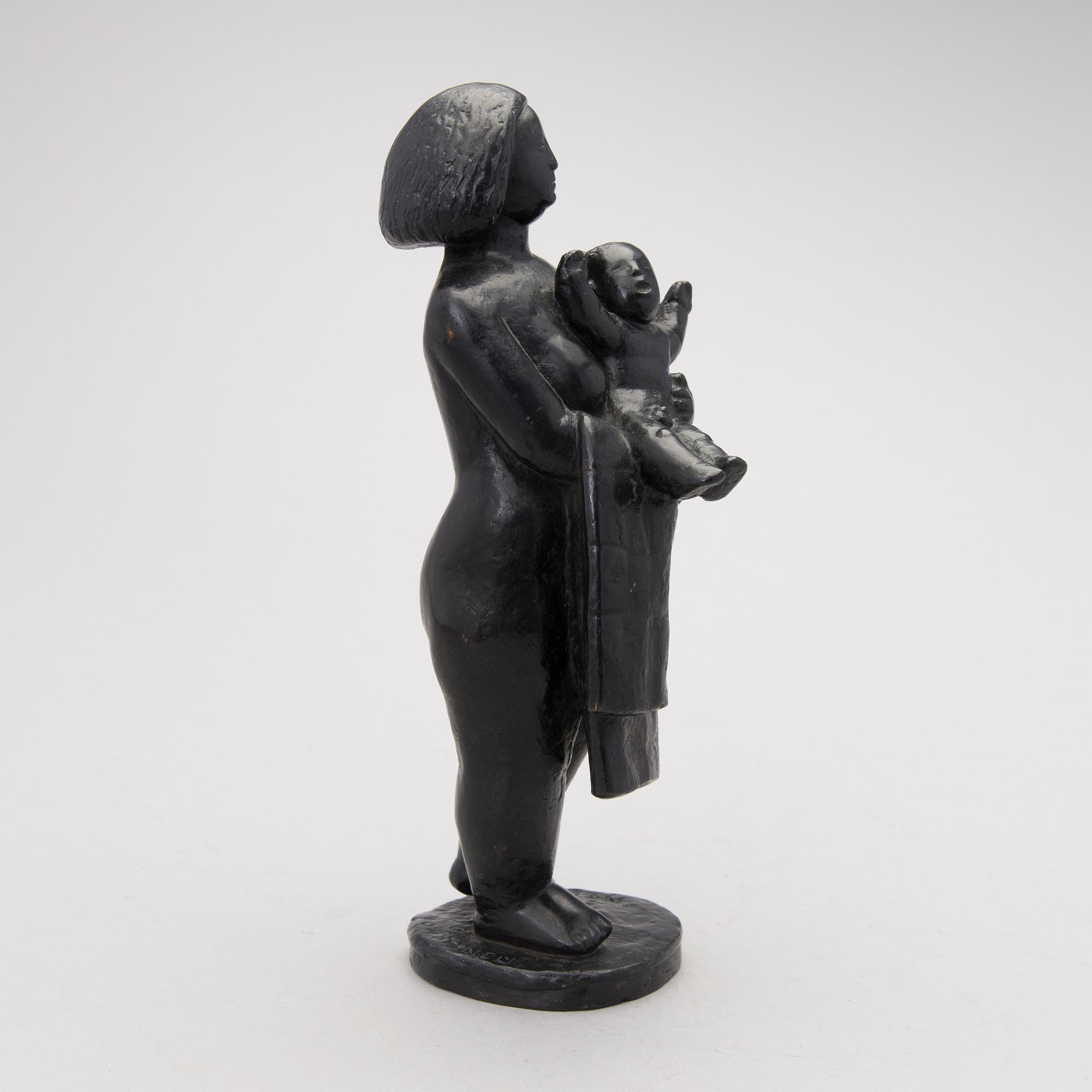 HEIKKI KONTTINEN, skulptur, brons, signerad, daterad 1974 och numrerad 7/10.