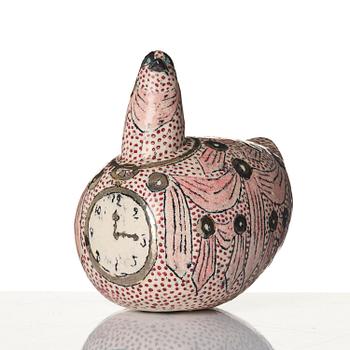 Birger Kaipiainen, a glazed ceramic sculpture of a bird, Arabia, Finland 1970s.