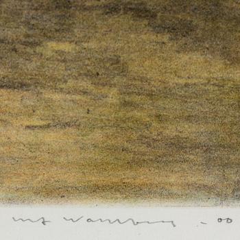 ULF WAHLBERG, färglitografi, 2000, signerad 93/280.