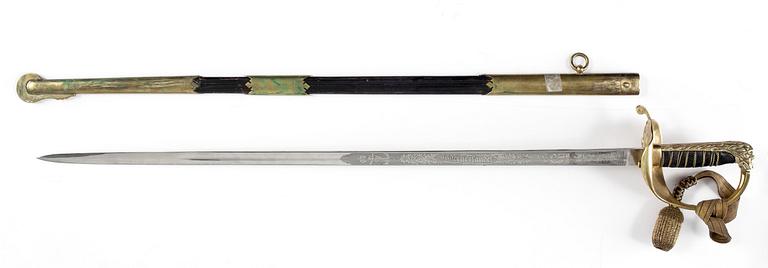 OFFICERSSABEL, flottan, Sverige 1800/1900-tal.