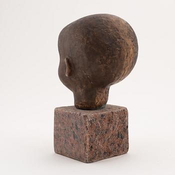 Göran Lange, skulptur, brons, 1991, signerad 2/3.