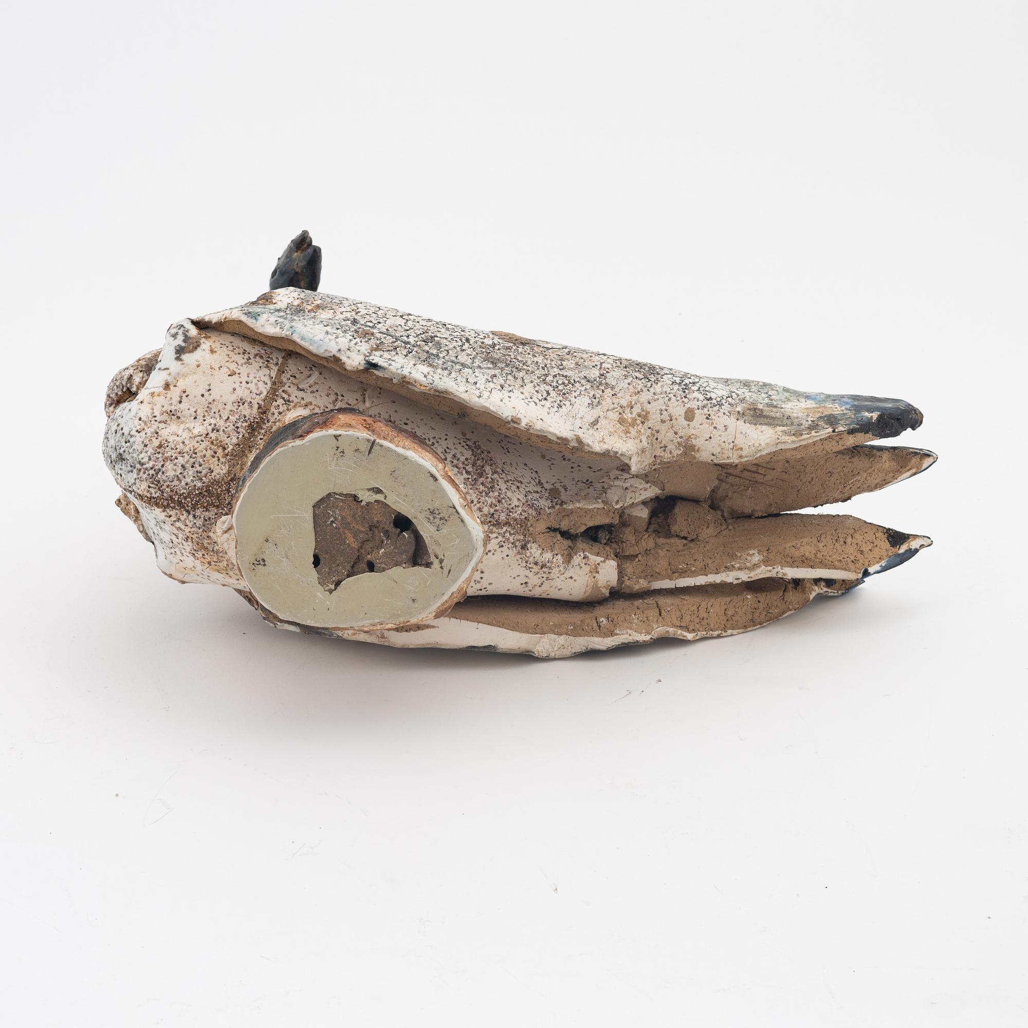 Henrik Allert, sculpture, stoneware, signed.