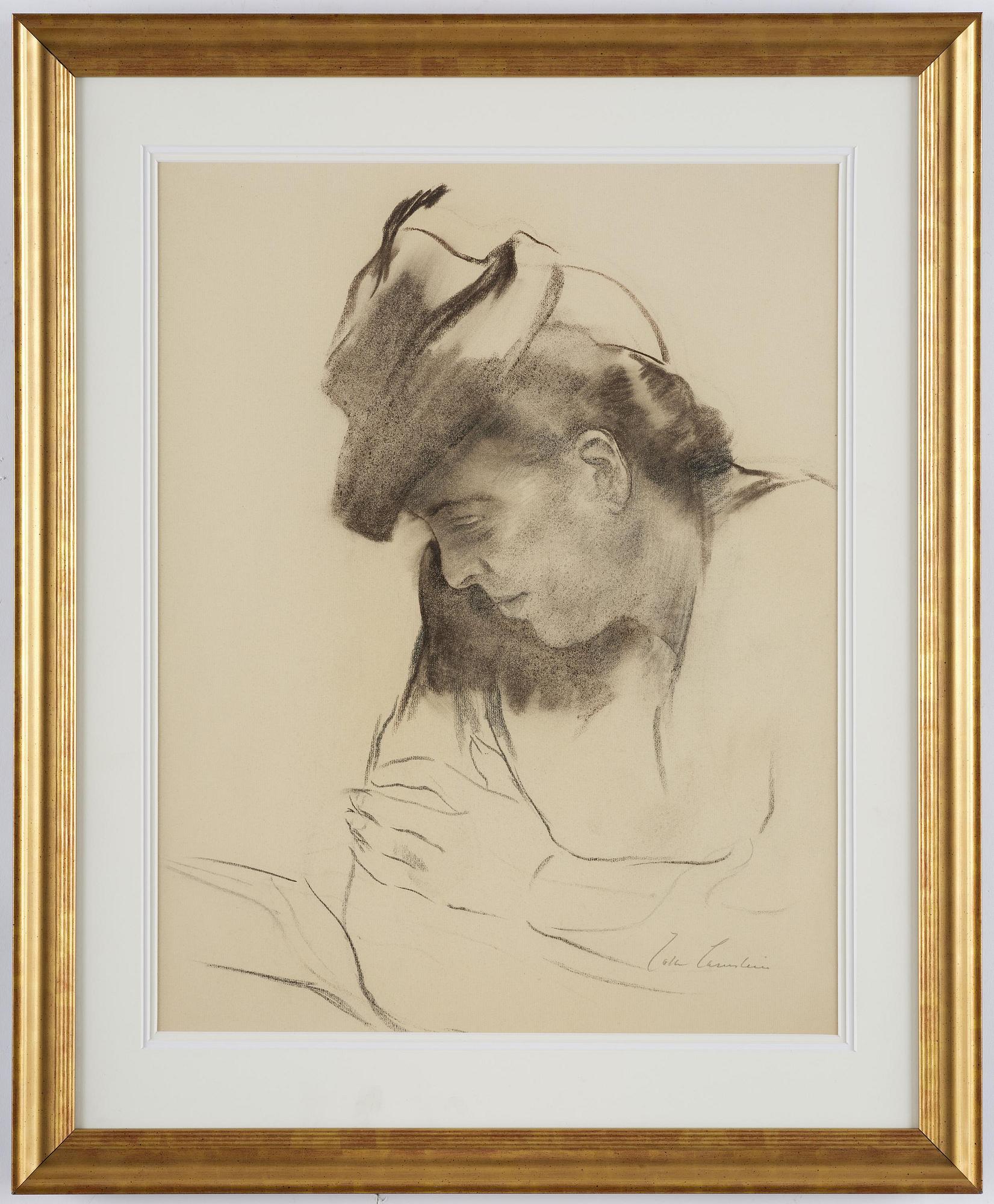 Lotte Laserstein, Translation: "Lady in profile".