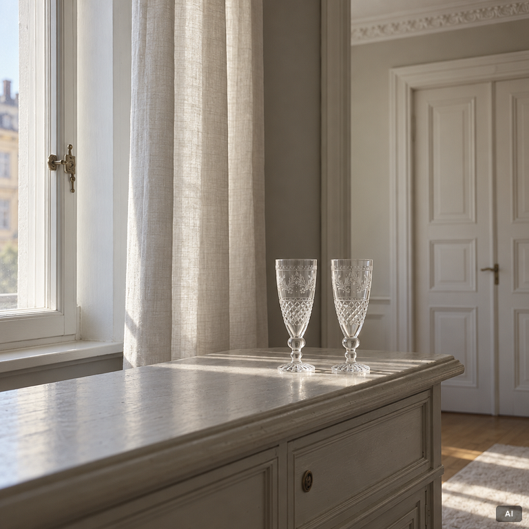Champagneglas, 7 st, "Elvira Madigan", Kosta.
