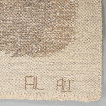 Alice Lund, CARPET. "Stenar i vatten". Flat weave. 303,5 x 242 cm. Signed AL ALT.