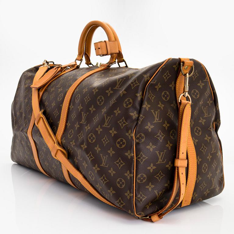 Louis Vuitton, a Monogram Canvas 'Keepall 60 Bandoulière' weekendbag.
