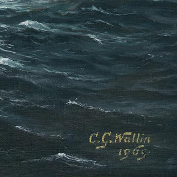 CARL GEORG WALLIN, Oil on canvas, signed and dated 1969.