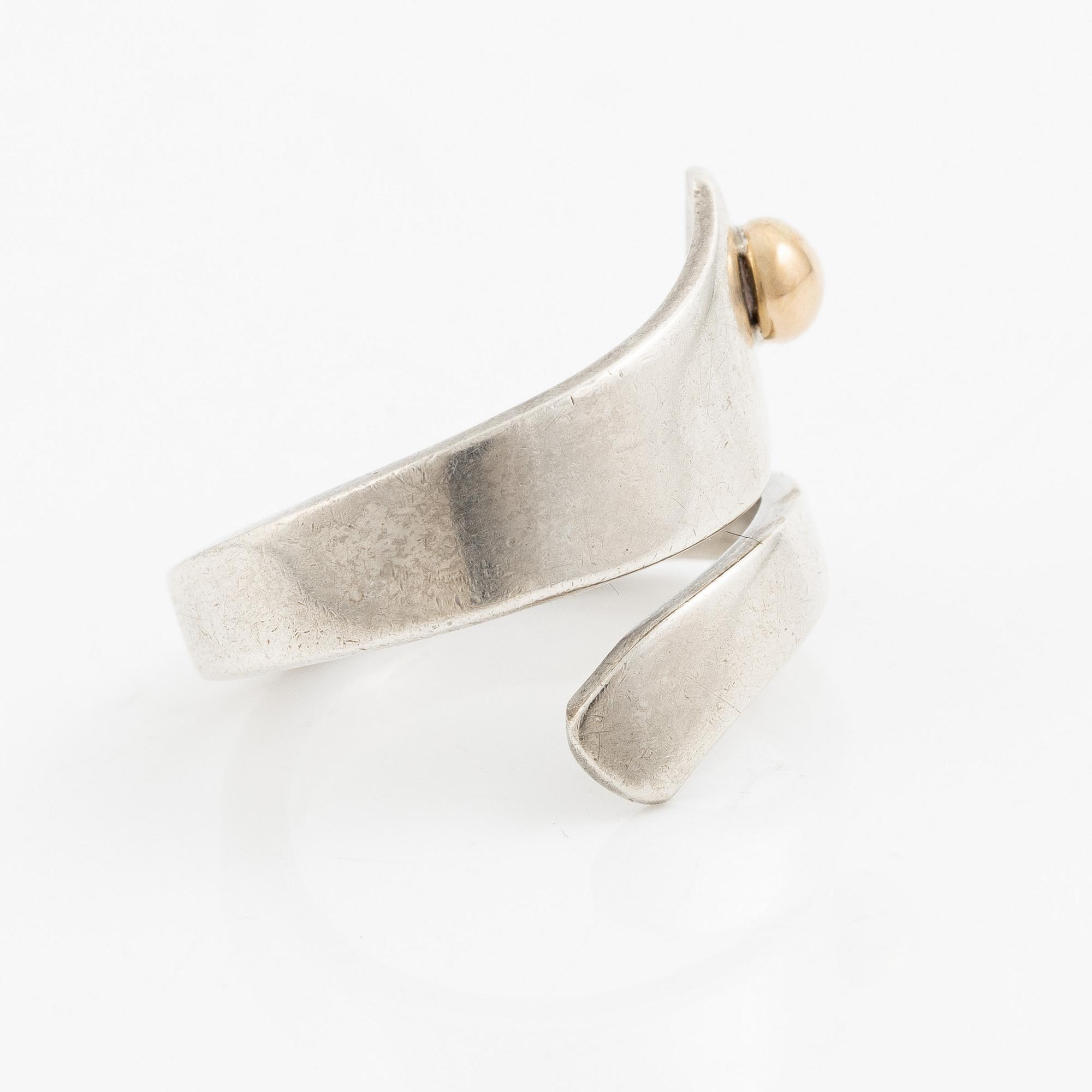 Sven-Erik Högberg, ring, silver, Göteborg 1985.
