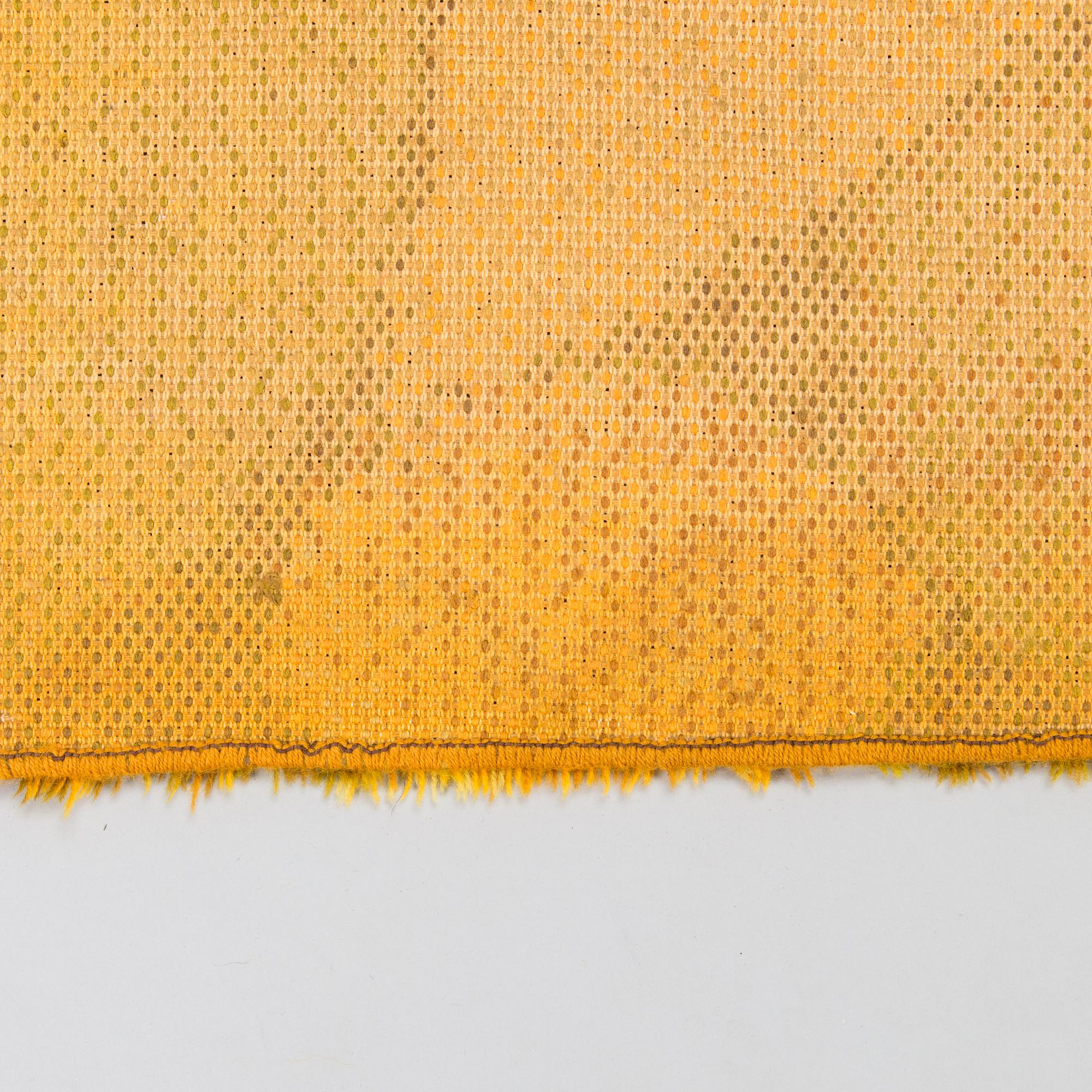 Ritva Puotila, Finnish rya-rug for Oy Finnrya Ab. Circa 170 x 135 cm.